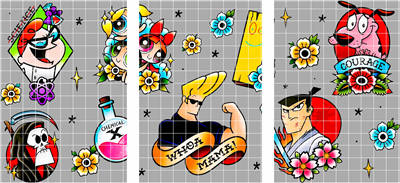 16oz Cartoon-T 3227
